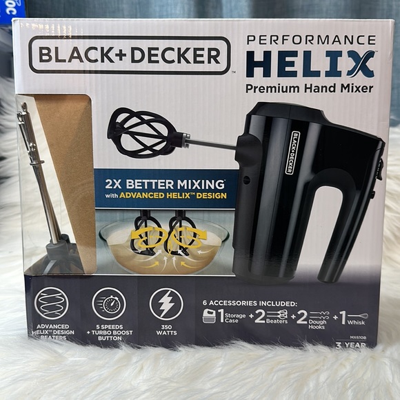 Black+Decker Kitchen Blackdecker Helix Performance Premium 5speed Hand Mixer Poshmark